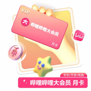 bilibili大会员月卡